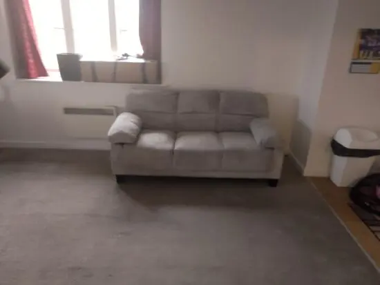 DFS light grey 3 piece settee