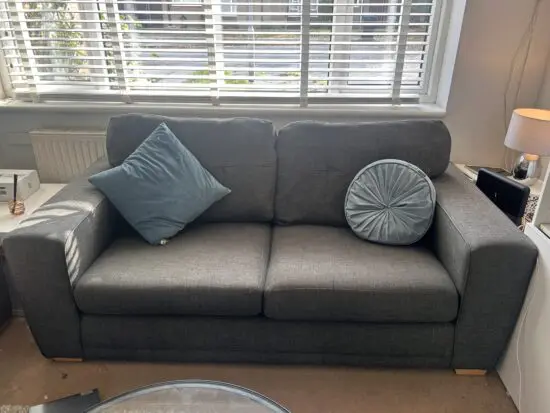 2 x DFS 2 seater sofa