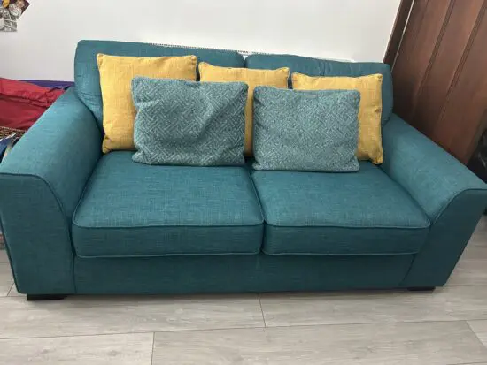 Sofology teal Felton sofa