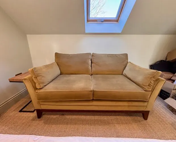 Darlings of Chelsea Exmouth 2 Seater Sofa Green Velvet