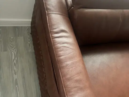 Sofology 3 seater Ezra Butterscotch leather Sofa