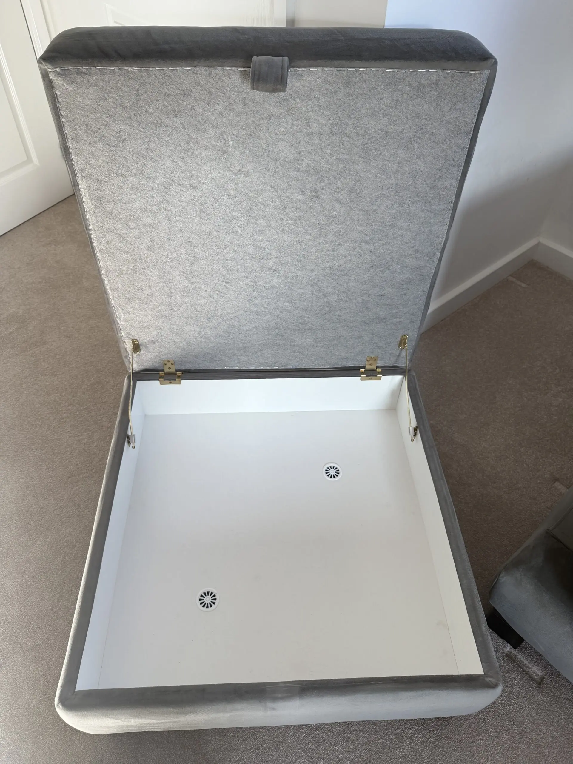 Dwell Lugano Velvet 3 Seater Sofa and Ottoman Footstool