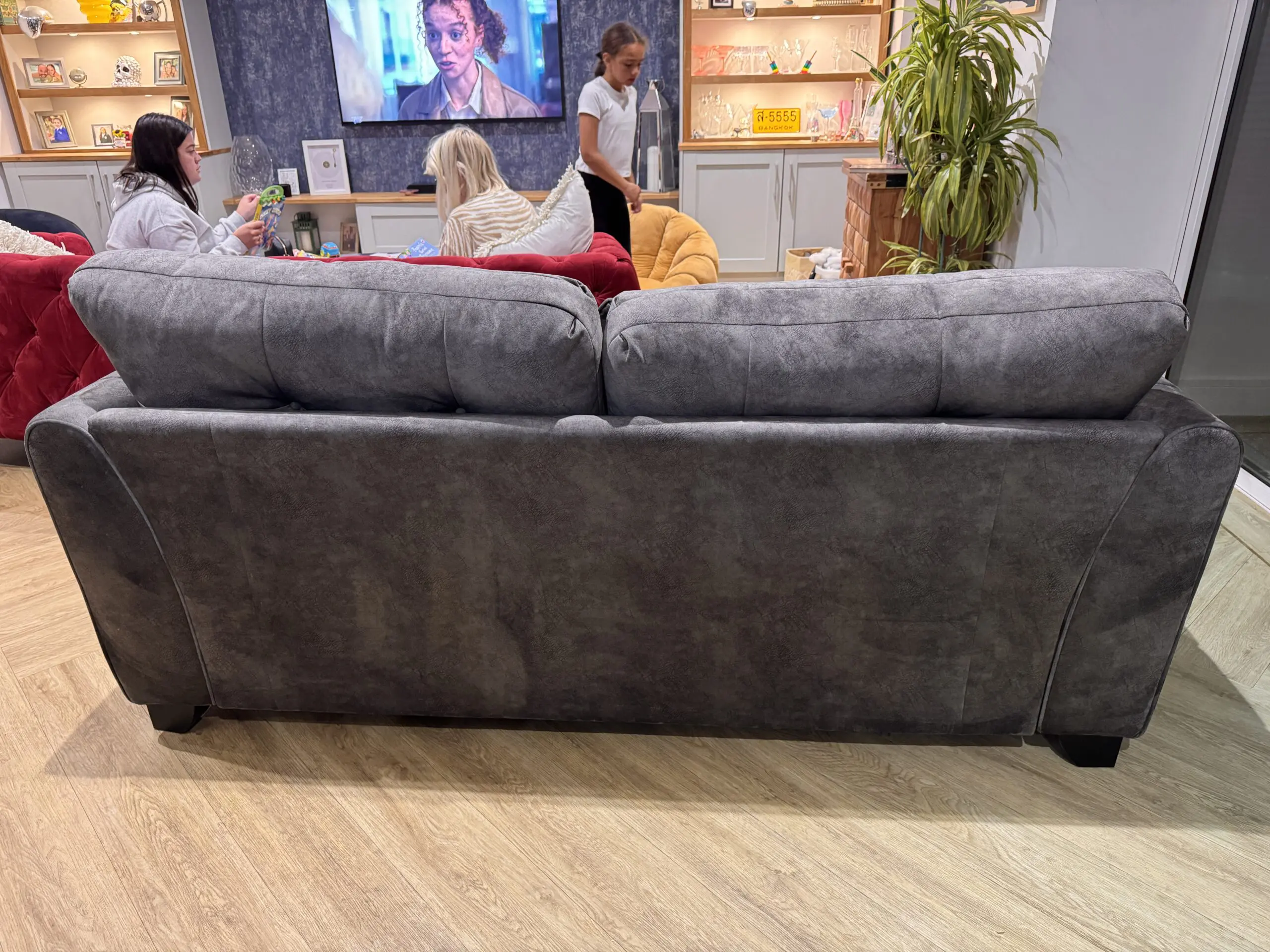 Furniture Village Mariah Set - 3 Seater - Fabric Pillow Back Split Frame Sofas