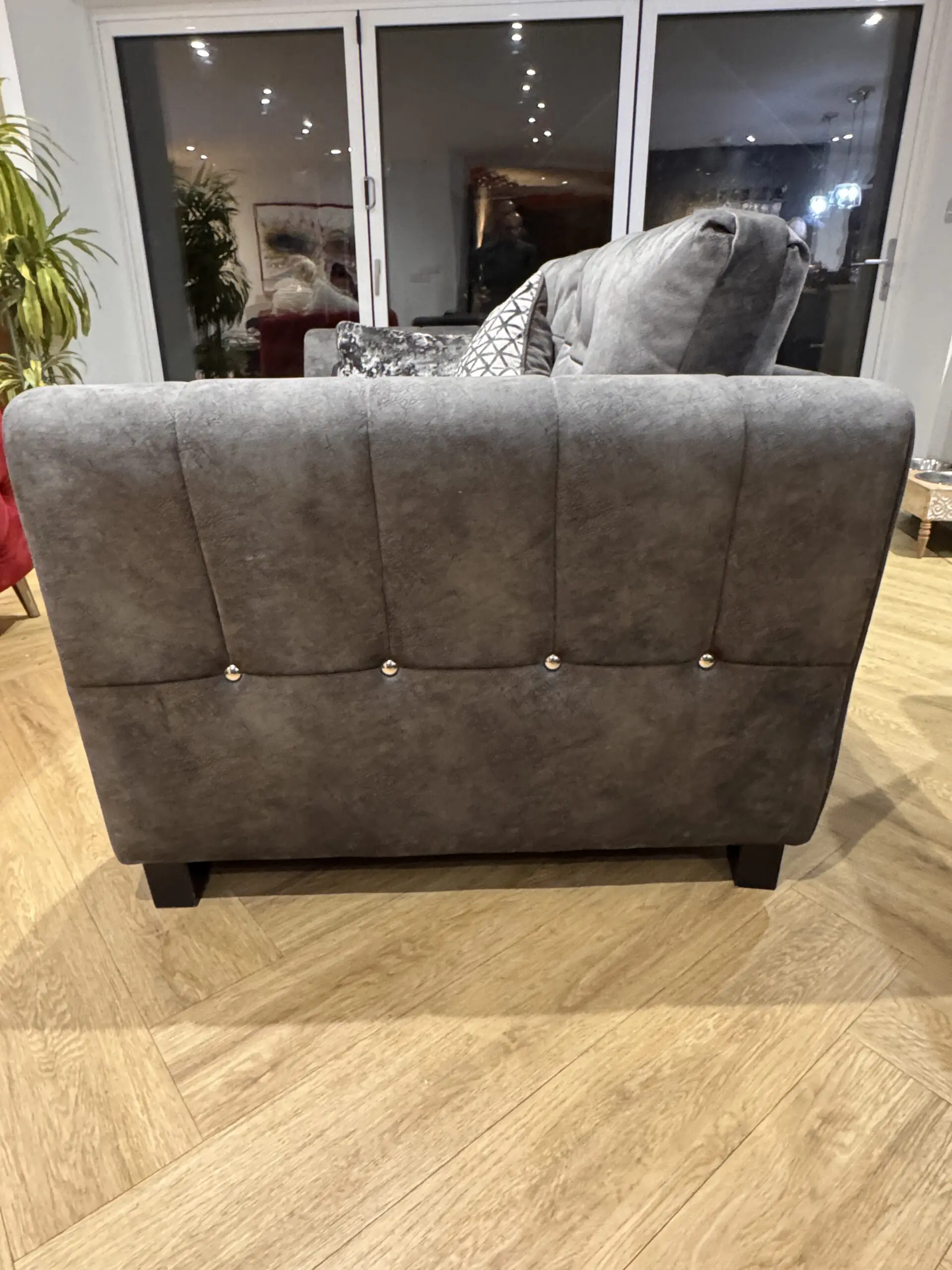 Furniture Village Mariah Set - 3 Seater - Fabric Pillow Back Split Frame Sofas