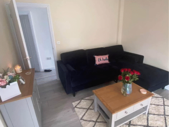 Zoe Velvet Corner Sofa