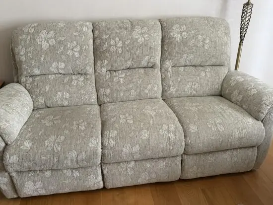 3 Seater Sofa and 2 Reclining Chairs