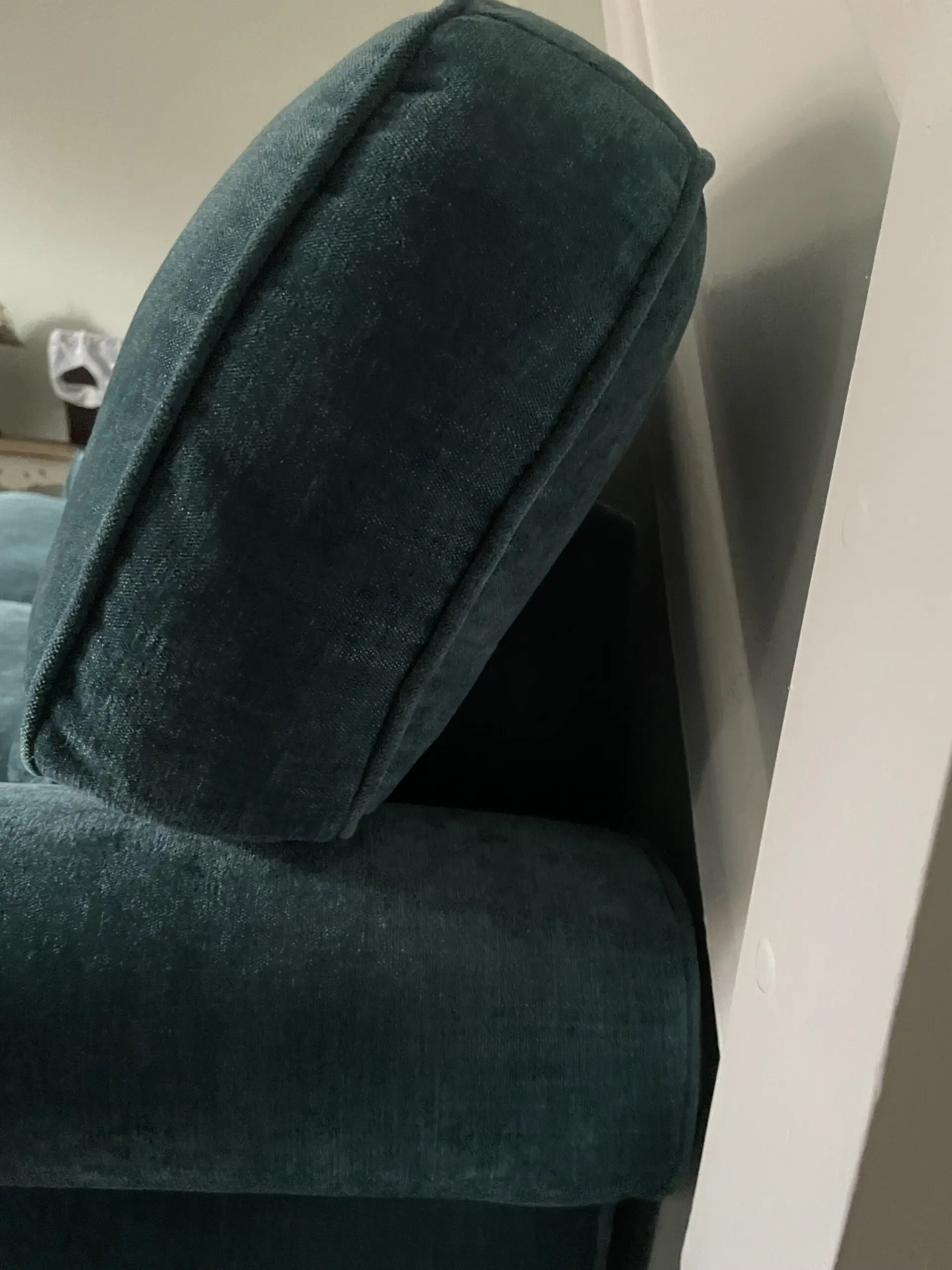 Roseland emerald green 3 seater Alfie sofa, armchair and footstool