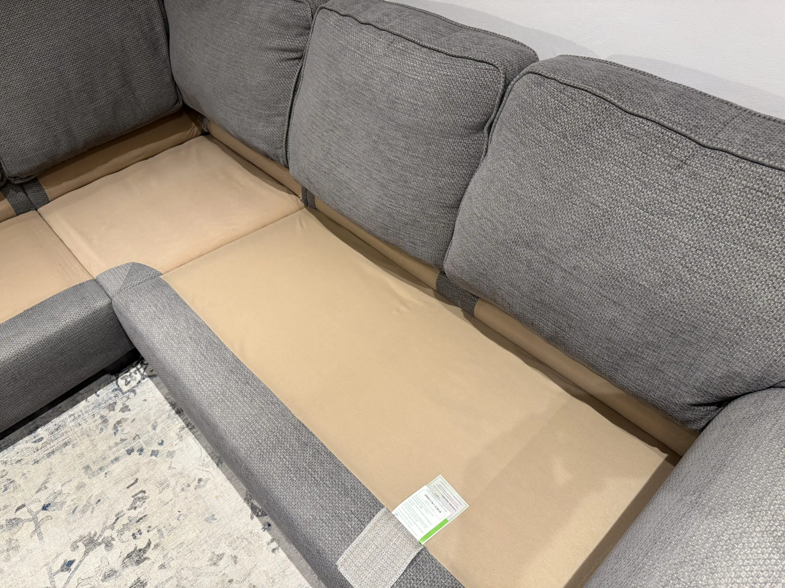 Sofology Nimbus 5-Seater Corner Sofa (Grey) + Footstool