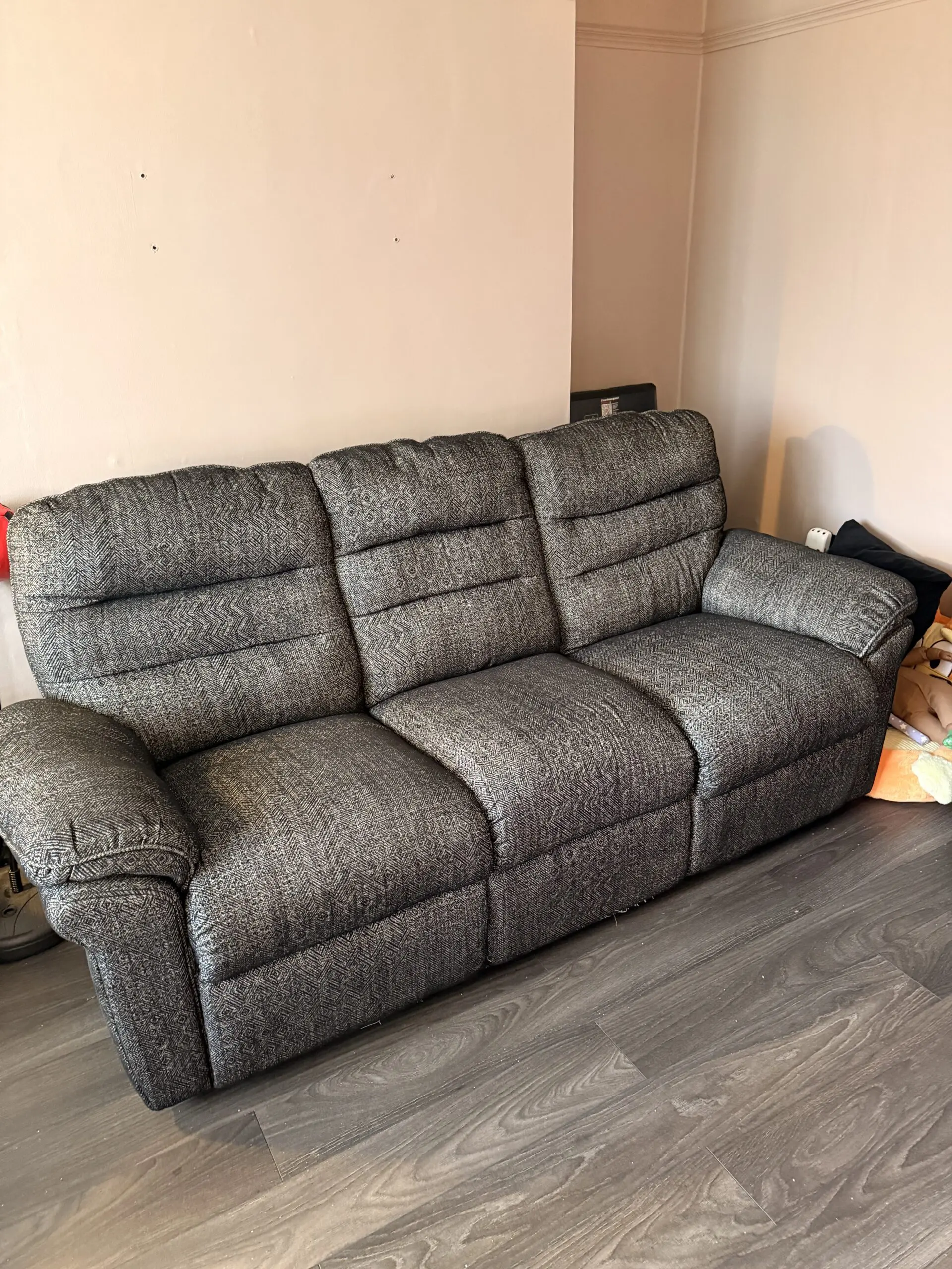 assisted armchair and 3 seater sofa