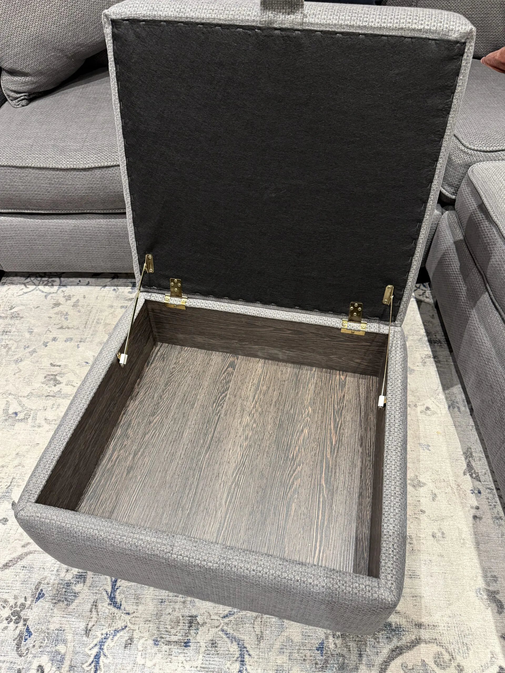 Sofology Nimbus 5-Seater Corner Sofa (Grey) + Footstool