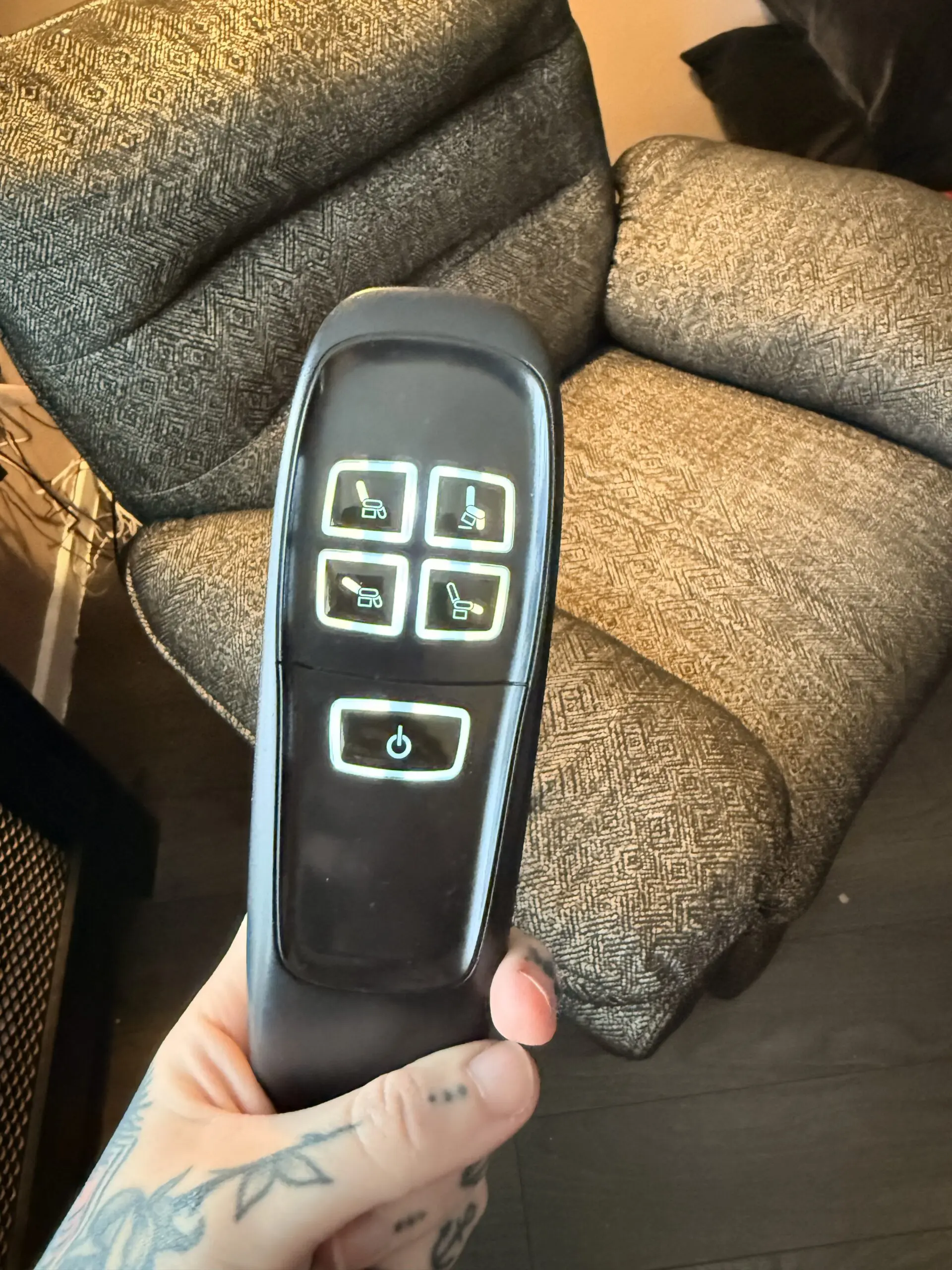 assisted armchair and 3 seater sofa