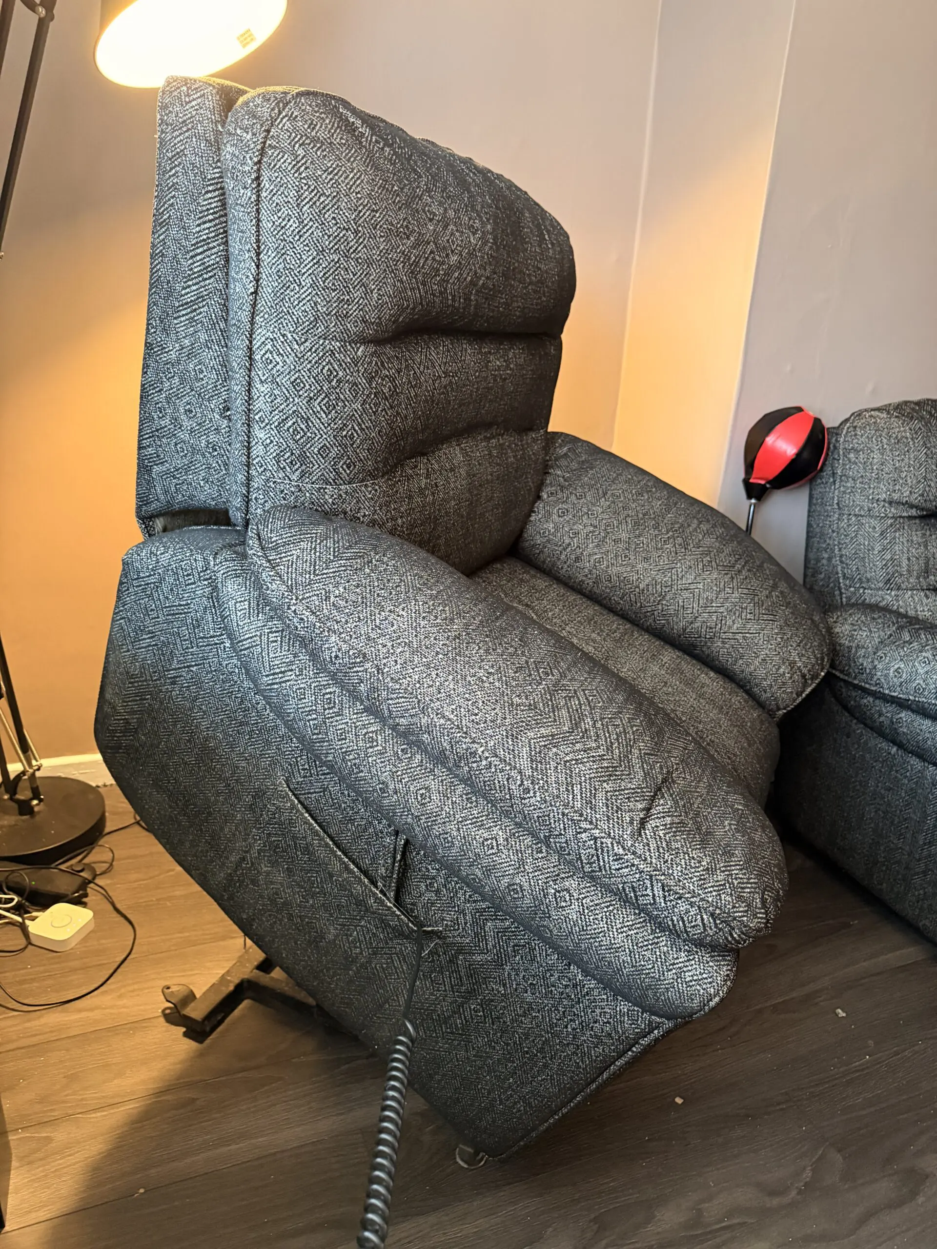 assisted armchair and 3 seater sofa