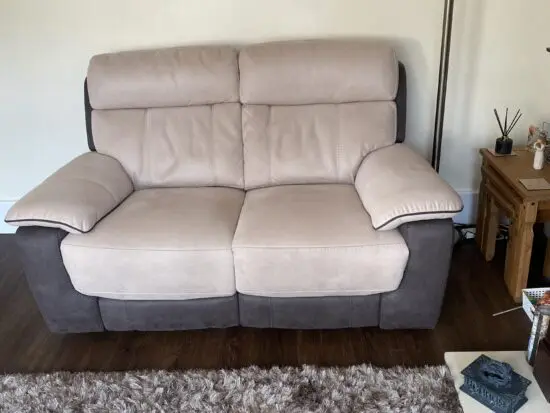 2 luxury electric Power recliner sofas (Emery 2s) with usb charging ports