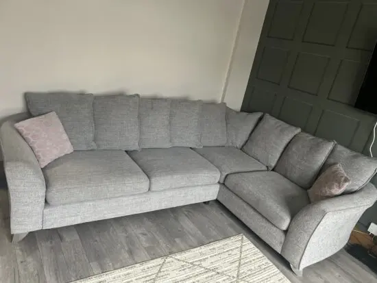 Lorella DFS Formal Back Left Hand Facing 3 Seater Corner DFS Sofa