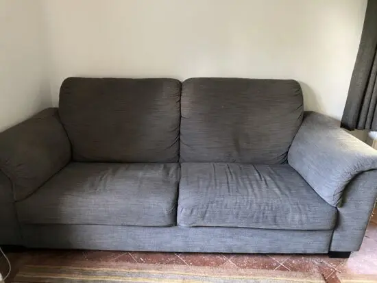 Really comfortable grey 3 seater sofas from IKEA