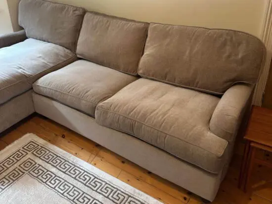 Willow and hall 5 seater chaise corner sofa mint condition