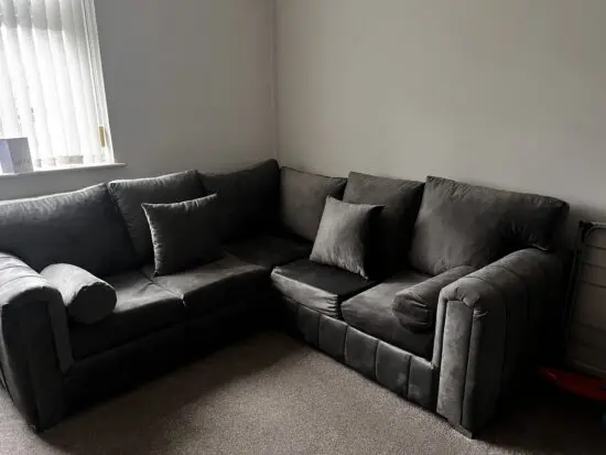Grey L shape Lily sofa