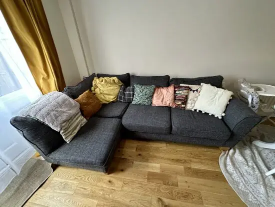 SCS Grey Corner Sofa