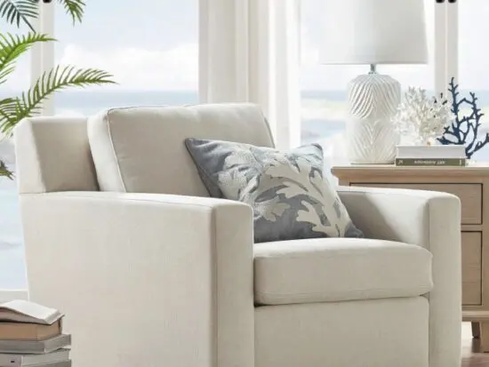 Harbor House METRO cream one seater sofa