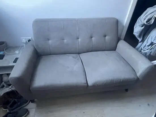 Grey Two Seater Sofa