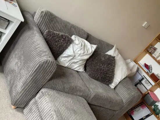 DFS Honey Sofabed & Footstool