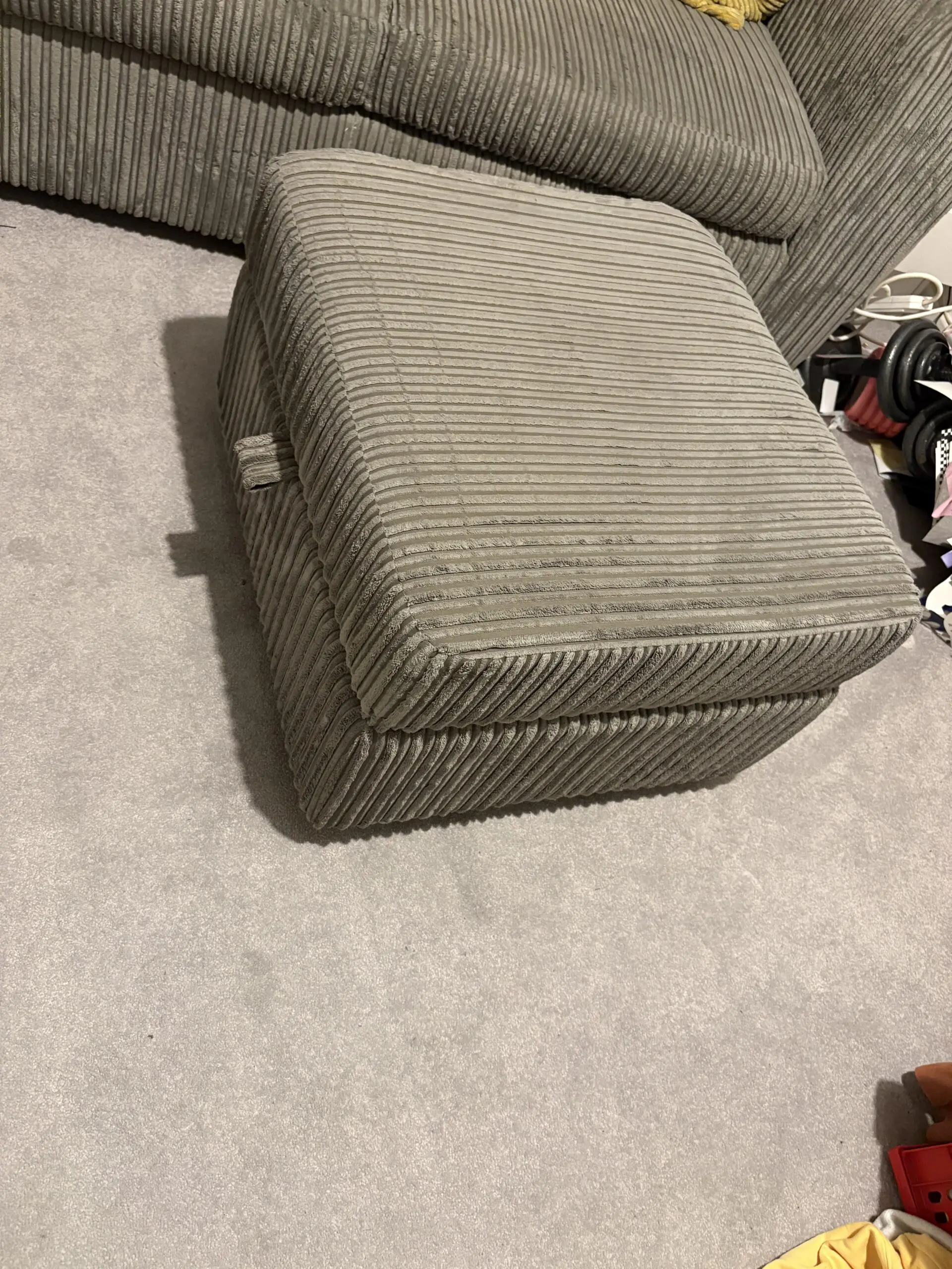 DFS Honey Sofabed & Footstool