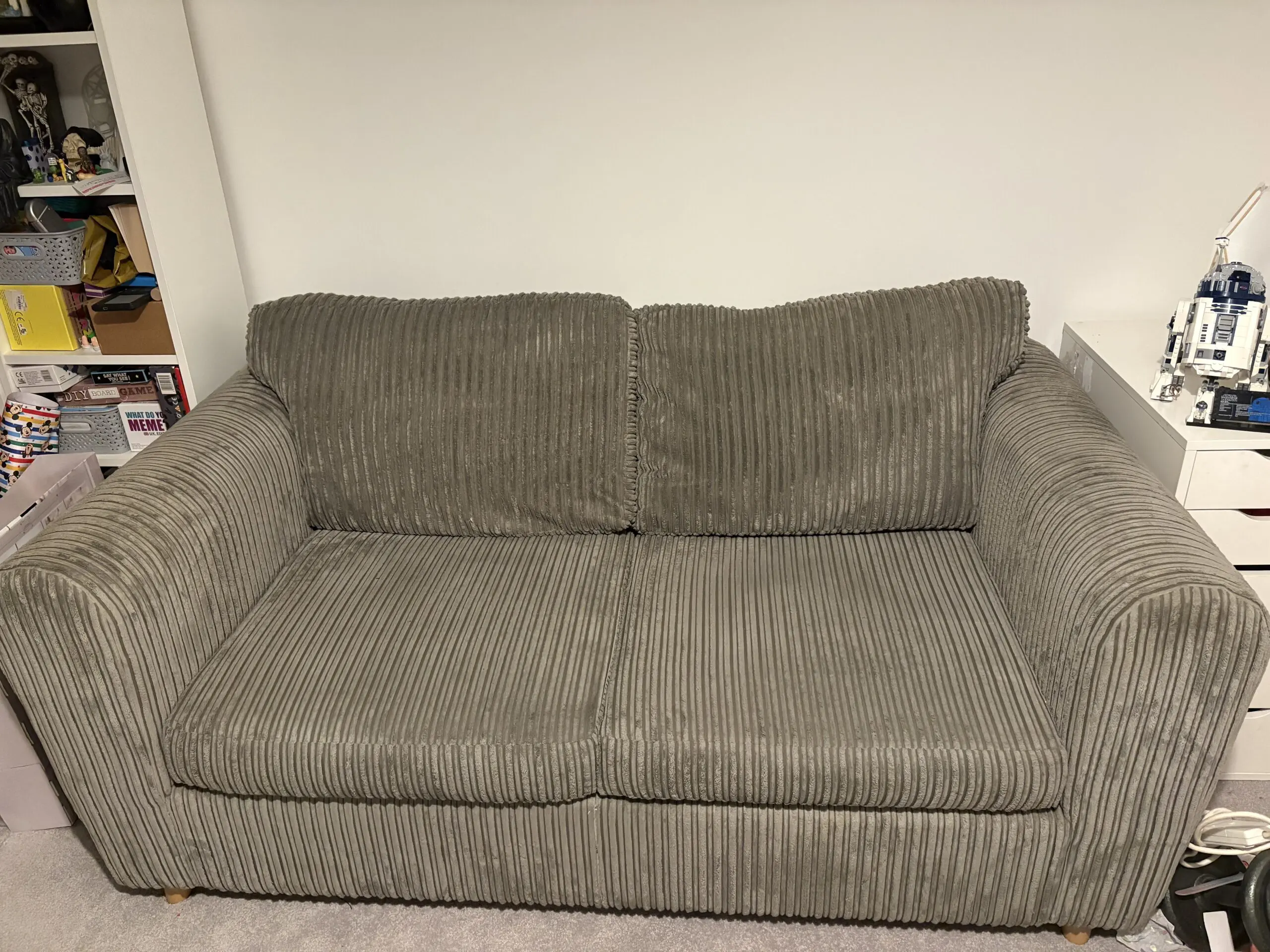 DFS Honey Sofabed & Footstool