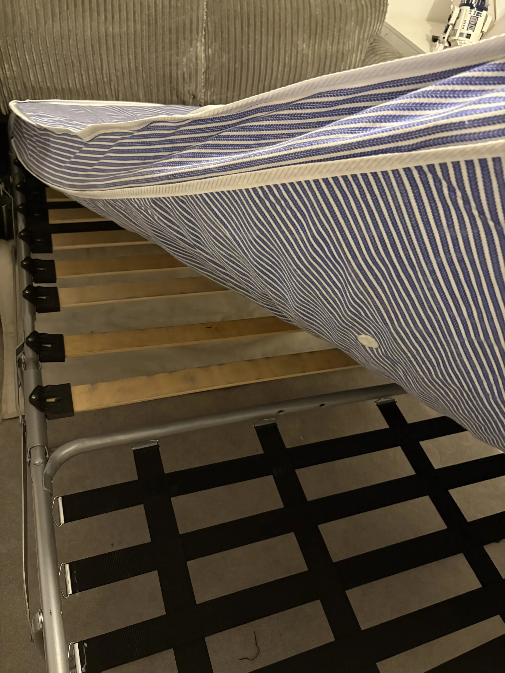 DFS Honey Sofabed & Footstool