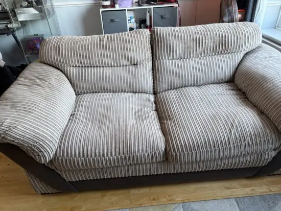 DFS Arthur Large 2 Seater Sofa Bed Samson Nutmeg Combination