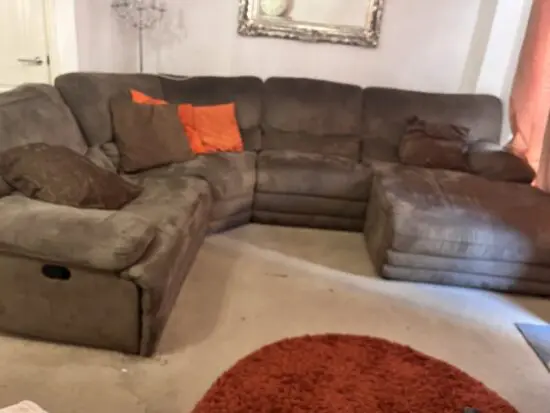 Brown corner Sofa