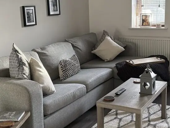 Grey sofa great quality also a sofa bed