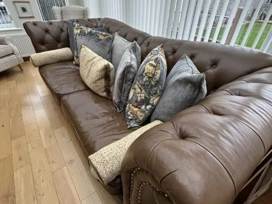 Chesterfield style 4 setter sofa