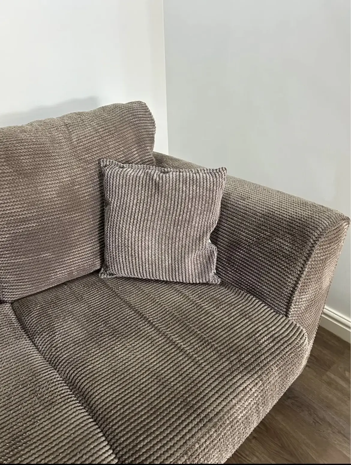 DFS 2 seater brown sofa