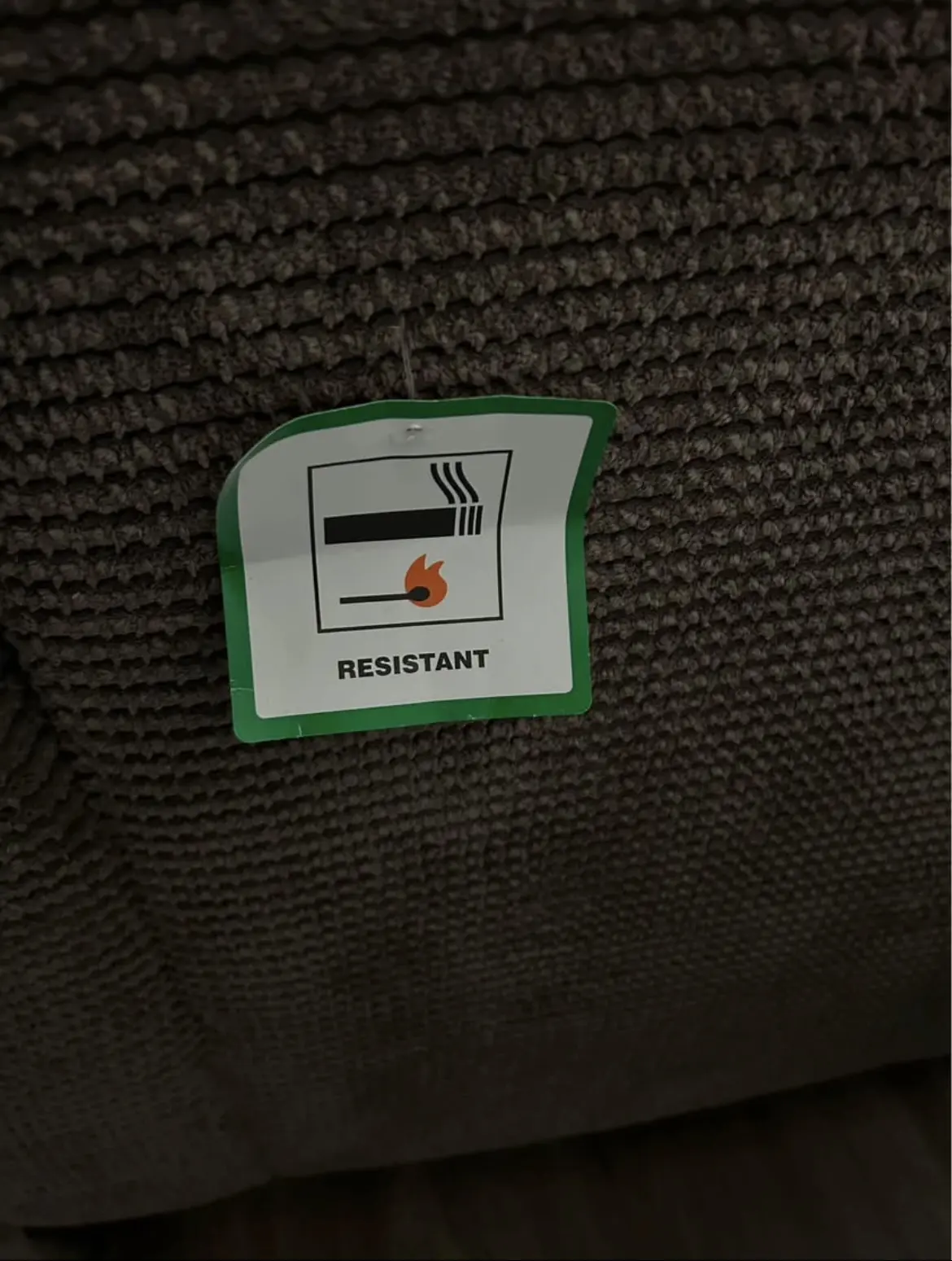 DFS 2 seater brown sofa