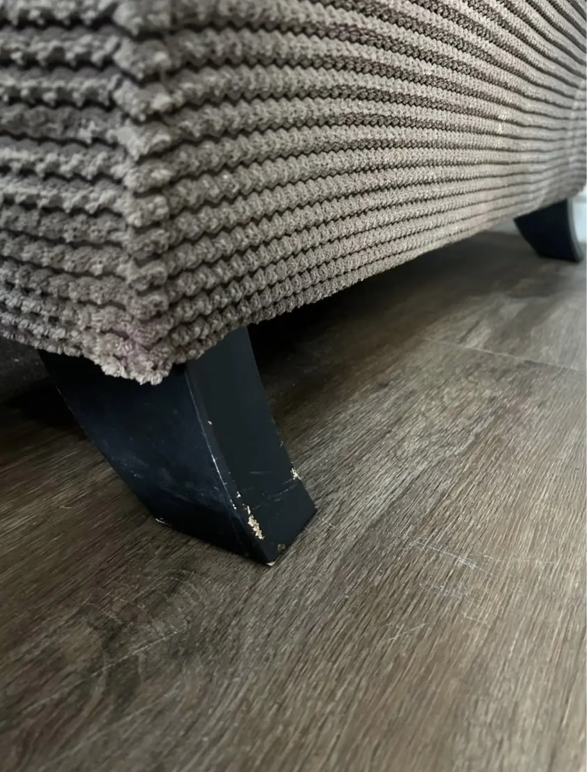 DFS 2 seater brown sofa