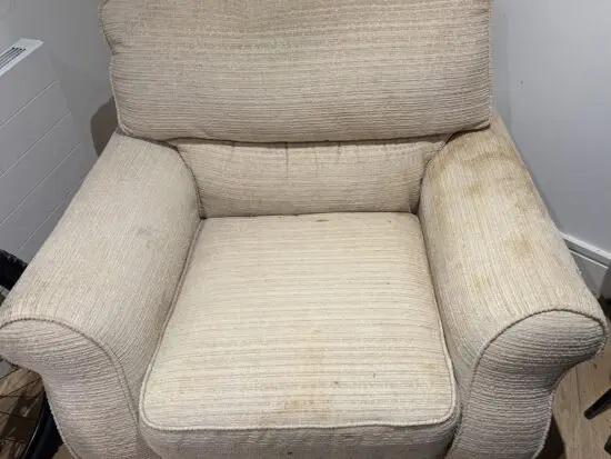 DFS cream sofa bed double seater