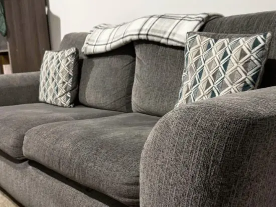 SCS Grey 3 Seater Sofa