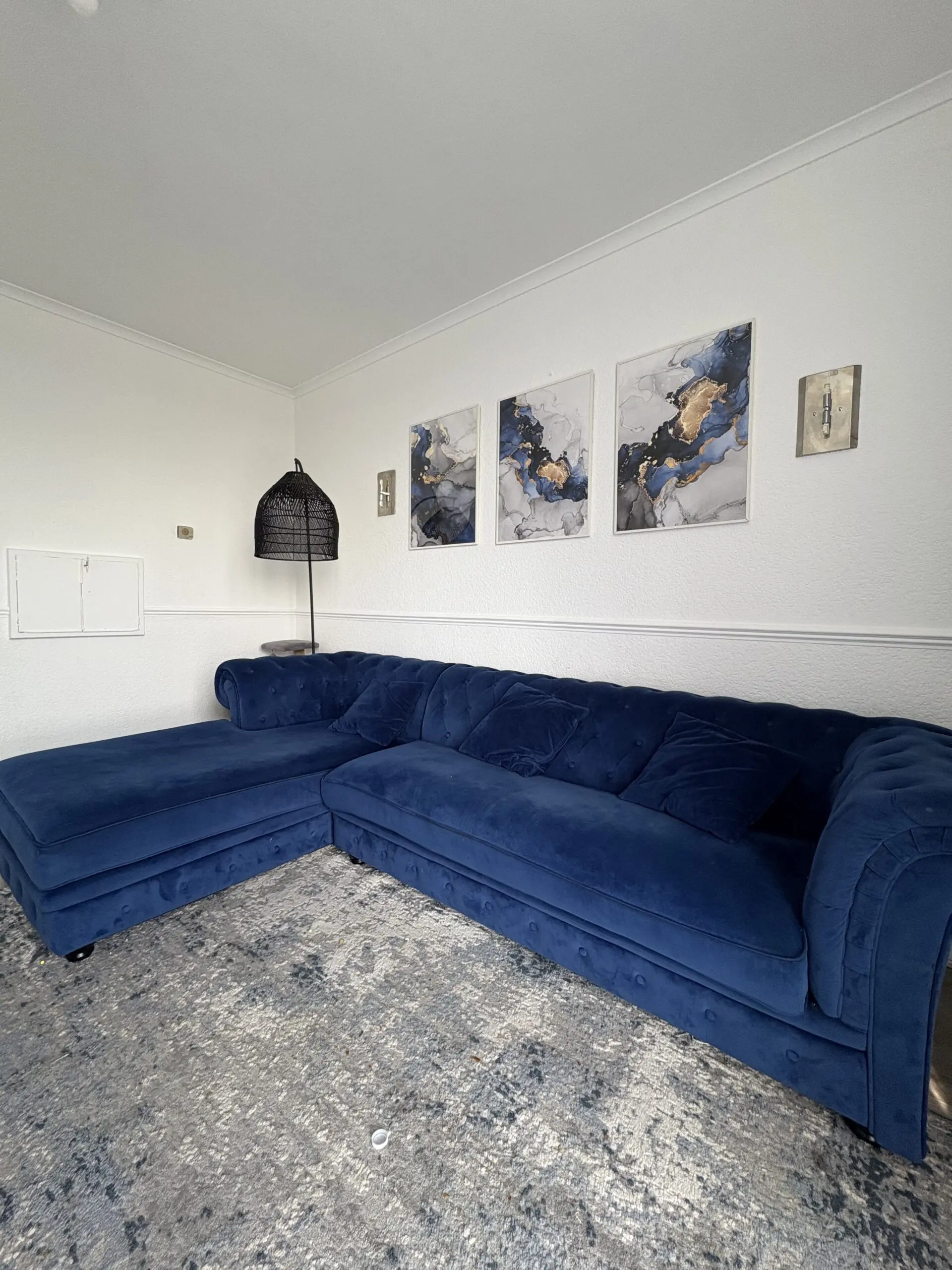 Made Velvet Branagh Corner Sofa