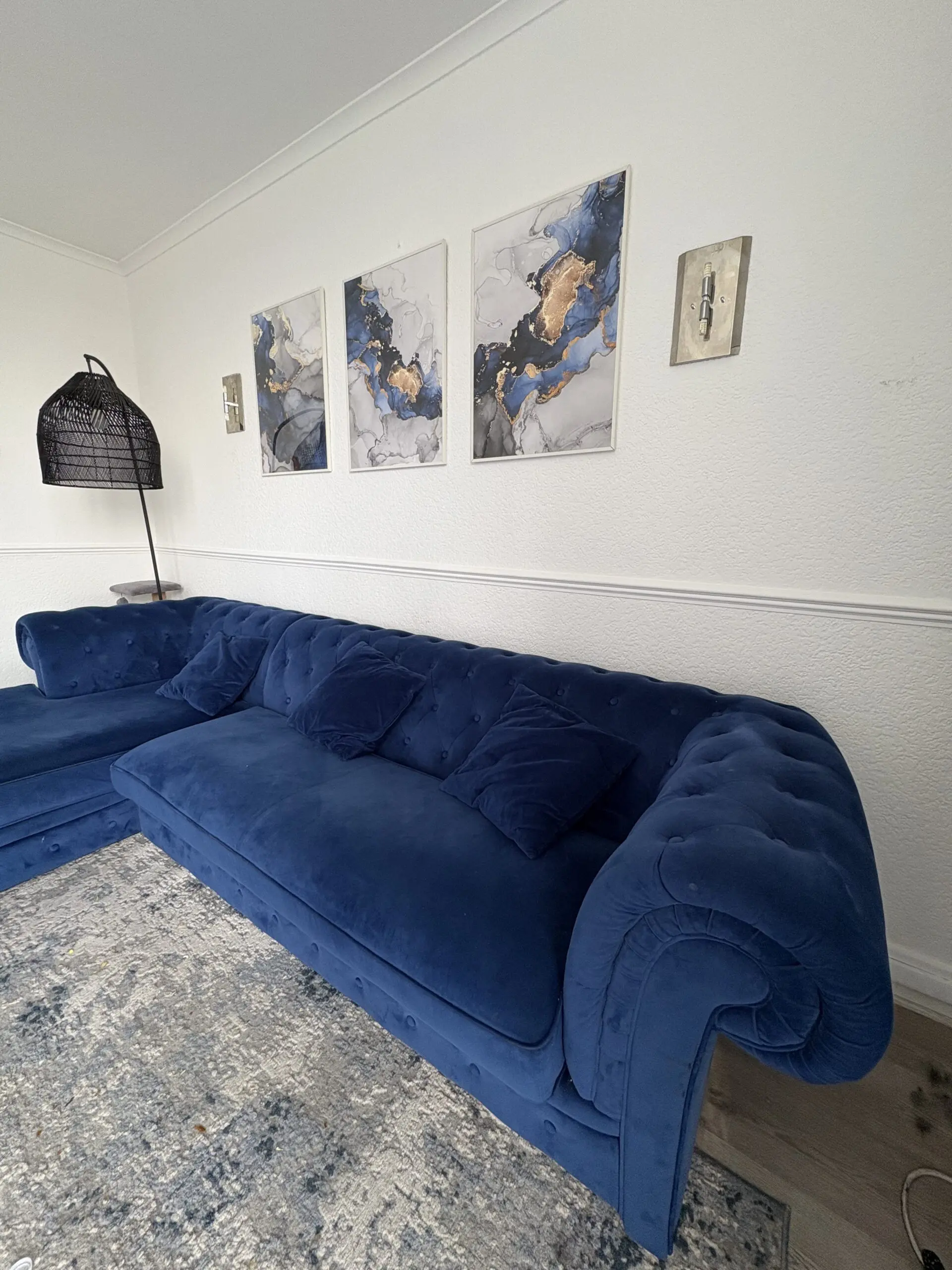Made Velvet Branagh Corner Sofa