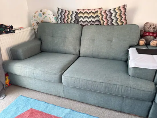 DFS kian Green Sofa set with 3 items
