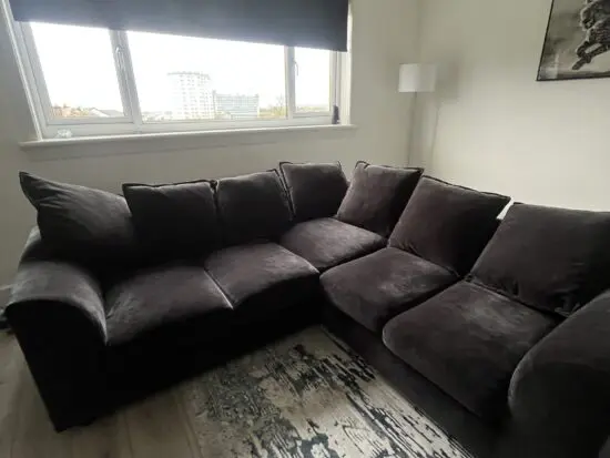 Sofaclub Clapham Double Corner Sofa - Roof Top - Black