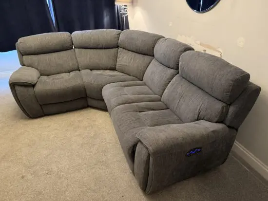 Sofology Grey Corner Electric Recliner Sofa