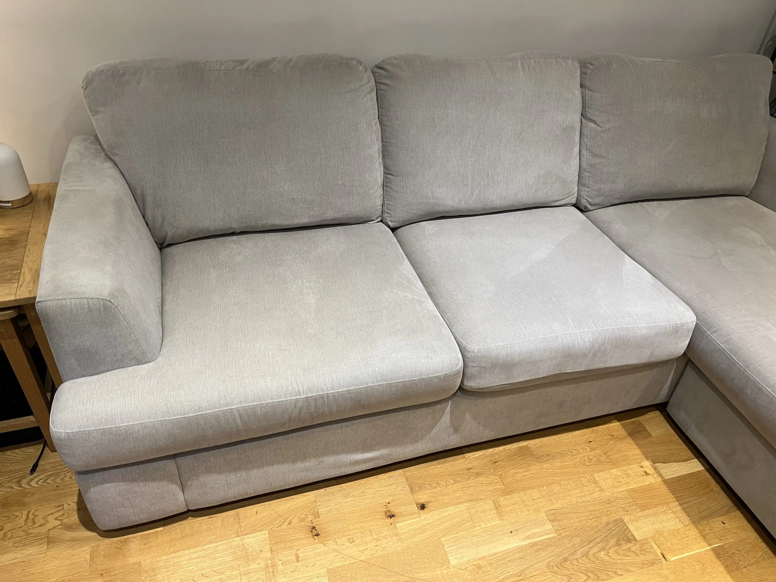 DFS Freya Grey Corner Sofa