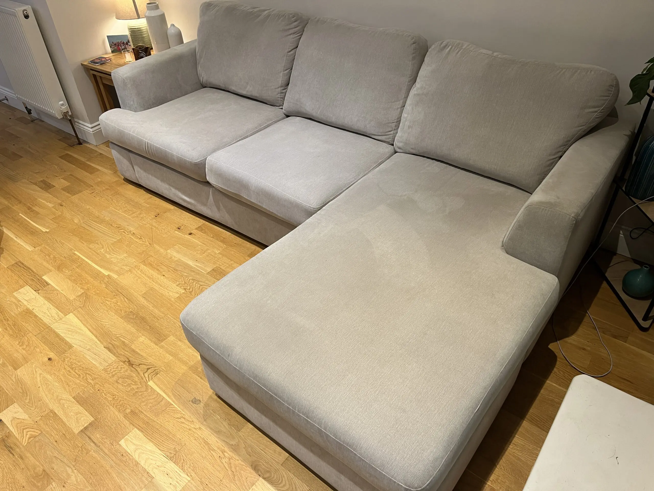 DFS Freya Grey Corner Sofa