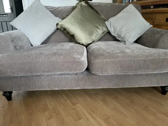 DFS Sydney high back taupe sofa