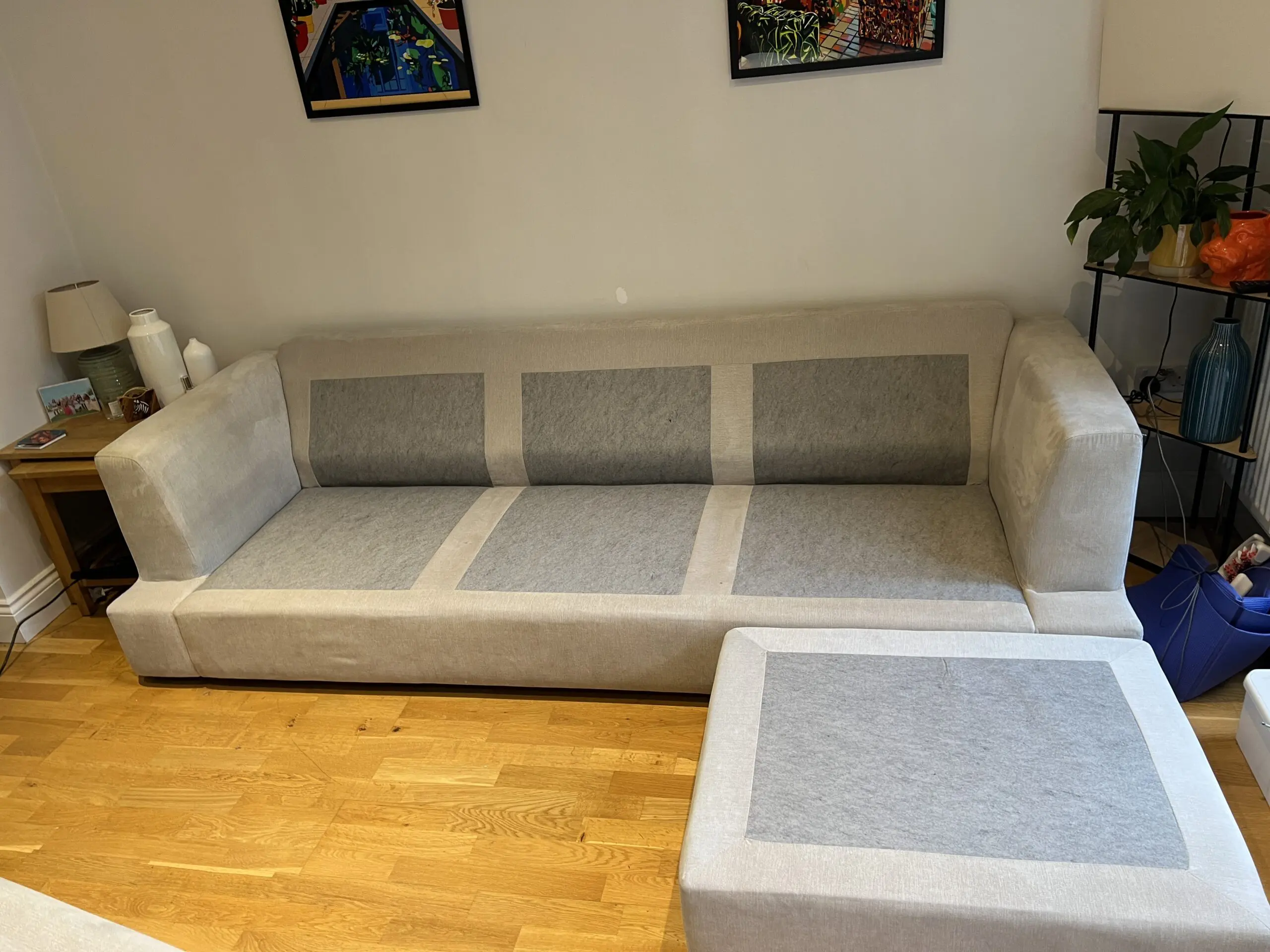 DFS Freya Grey Corner Sofa