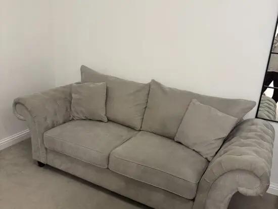 Windsor Full Back Sofa Stone Colour