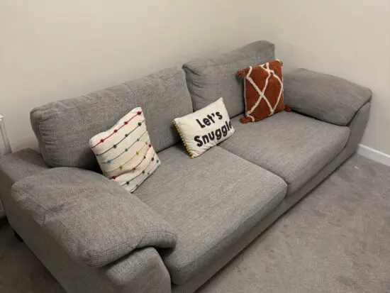 DFS Light Grey ‘Euphoria’ Sofa