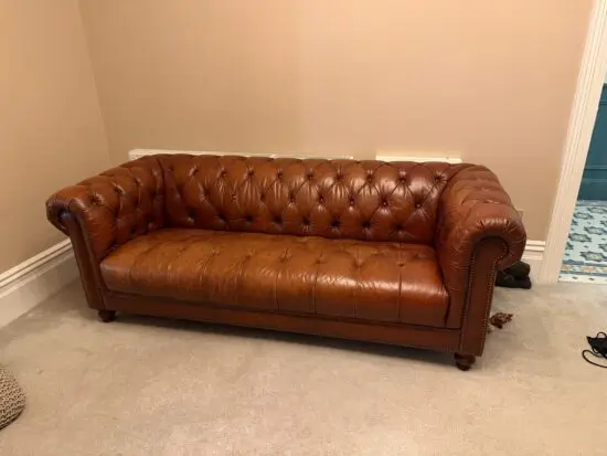 Ullswater Leather Chesterfield 3.5 Seater Sofa