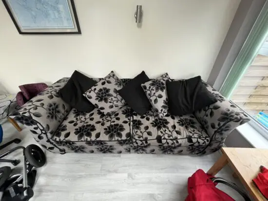 Joelle by DFS Stunning 3 seater cushion back sofa